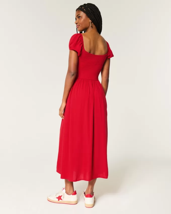 On/Off-the-Shoulder Drop-Waist Dress,On/Off-the-Shoulder Drop-Waist Dress