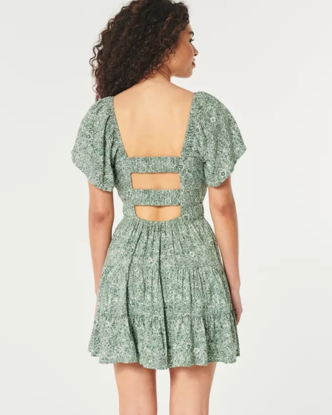 Open Back Channeled Skort Dress,Open Back Channeled Skort Dress Open Back Channeled Skort Dress,Open Back Channeled Skort Dress