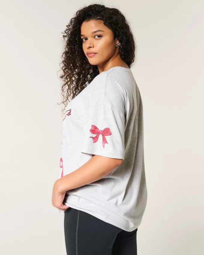 Oversized Betty Boop Graphic Tee,Oversized Betty Boop Graphic Tee