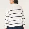 Oversized Cable-Knit Half-Zip Sweater,Oversized Cable-Knit Half-Zip Sweater