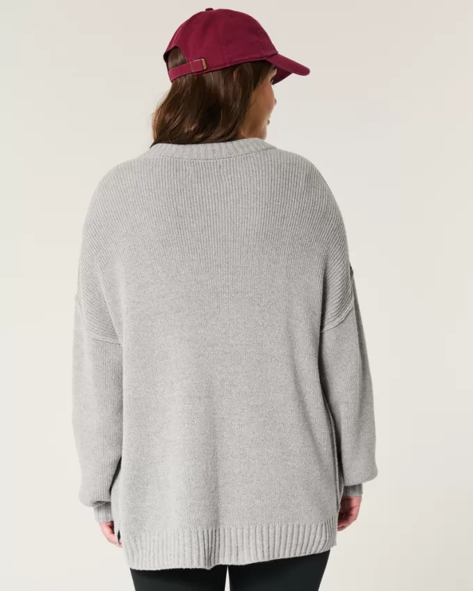 Oversized Crew Sweater,Oversized Crew Sweater