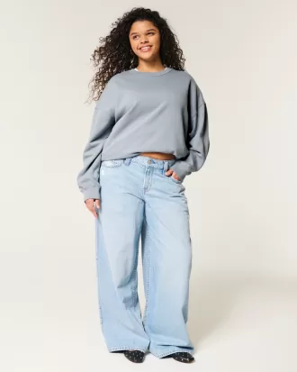 Oversized Crew Sweatshirt,Oversized Crew Sweatshirt