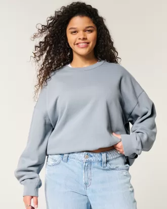 Oversized Crew Sweatshirt,Oversized Crew Sweatshirt
