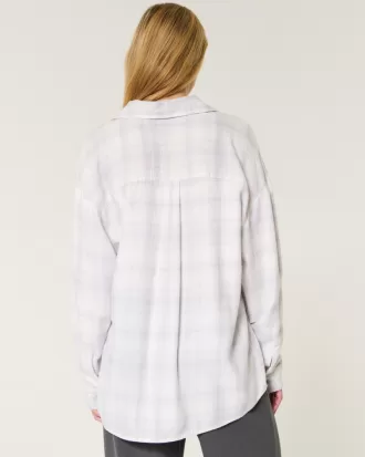 Oversized Flannel Shirt,Oversized Flannel Shirt
