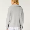 Oversized Half-Zip Sweater,Oversized Half-Zip Sweater