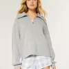 Oversized Half-Zip Sweater,Oversized Half-Zip Sweater