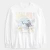 Oversized Malibu California Graphic Terry Sweatshirt,Oversized Malibu California Graphic Terry Sweatshirt