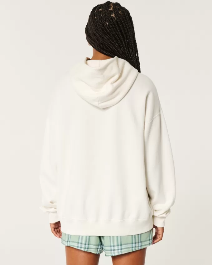 Oversized Monday Matcha Graphic Hoodie,Oversized Monday Matcha Graphic Hoodie