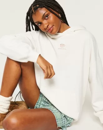 Oversized Monday Matcha Graphic Hoodie,Oversized Monday Matcha Graphic Hoodie