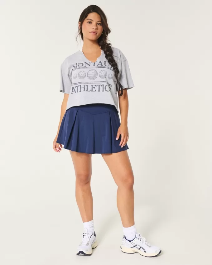 Oversized Montauk Athletics Graphic Tee,Oversized Montauk Athletics Graphic Tee