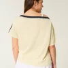 Oversized Off-the-Shoulder New York City Graphic Jersey,Oversized Off-the-Shoulder New York City Graphic Jersey