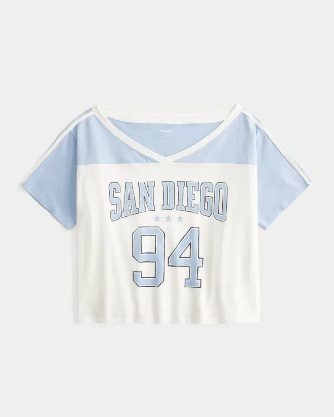 Oversized Off-the-Shoulder Varsity San Diego Graphic Tee,Oversized Off-the-Shoulder Varsity San Diego Graphic Tee Oversized Off-the-Shoulder Varsity San Diego Graphic Tee,Oversized Off-the-Shoulder Varsity San Diego Graphic Tee