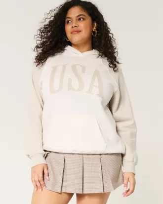 Oversized USA Graphic Hoodie,Oversized USA Graphic Hoodie