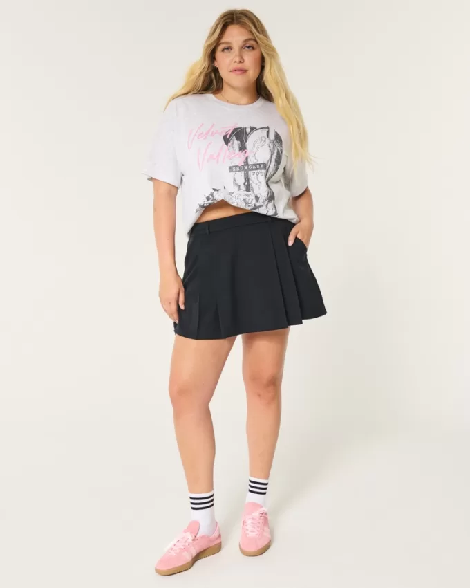 Oversized Velvet Valley Graphic Tee,Oversized Velvet Valley Graphic Tee