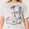 Oversized Velvet Valley Graphic Tee,Oversized Velvet Valley Graphic Tee