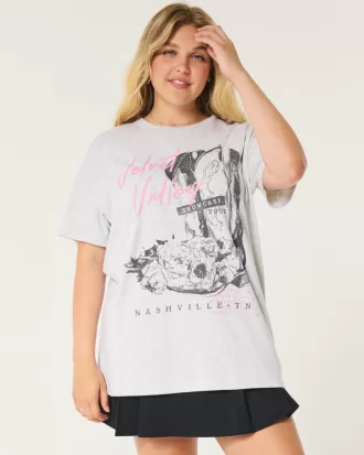 Oversized Velvet Valley Graphic Tee,Oversized Velvet Valley Graphic Tee