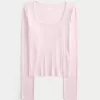 Pointelle Pajama Top,Pointelle Pajama Top
