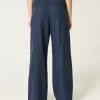 Pull-On Wide-Leg Pants,Pull-On Wide-Leg Pants