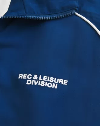 Rec & Leisure Division Graphic Windbreaker Jacket,Rec & Leisure Division Graphic Windbreaker Jacket