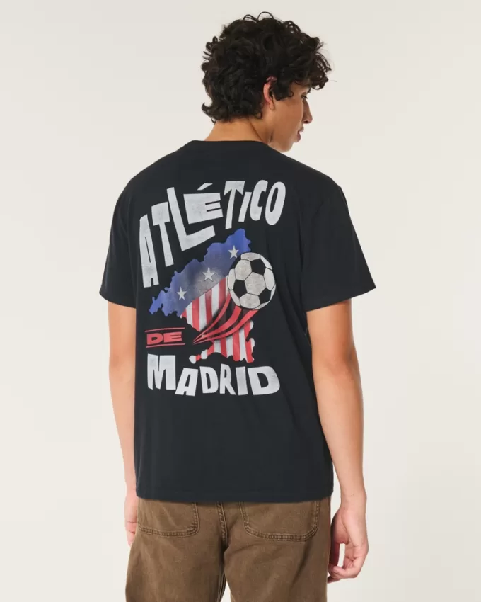 Relaxed Atlético de Madrid Graphic Tee,Relaxed Atlético de Madrid Graphic Tee