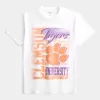 Relaxed Clemson University Tigers Graphic Tee,Relaxed Clemson University Tigers Graphic Tee