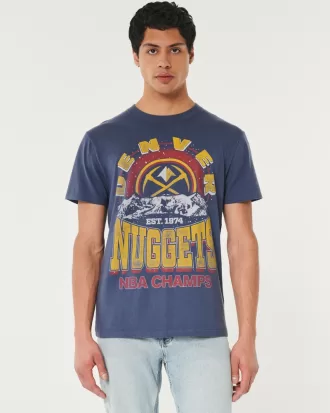 Relaxed Denver Nuggets Graphic Tee,Relaxed Denver Nuggets Graphic Tee