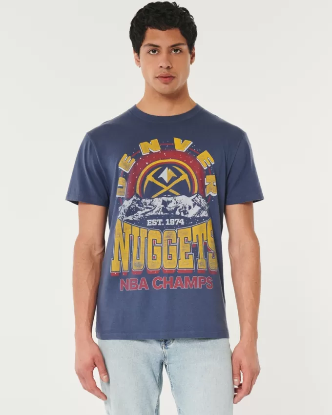 Relaxed Denver Nuggets Graphic Tee,Relaxed Denver Nuggets Graphic Tee