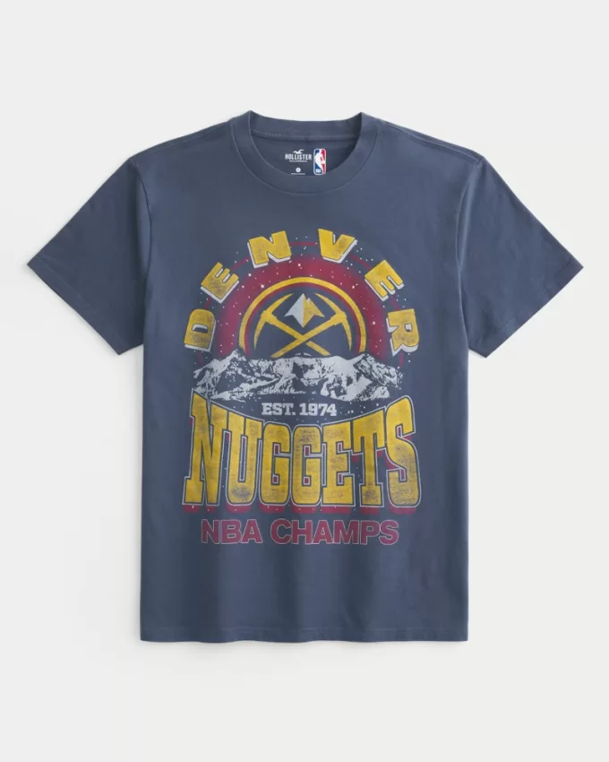 Relaxed Denver Nuggets Graphic Tee,Relaxed Denver Nuggets Graphic Tee