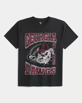 Relaxed Georgia Bulldogs Graphic Tee,Relaxed Georgia Bulldogs Graphic Tee