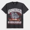 Relaxed Gonzaga University Graphic Tee,Relaxed Gonzaga University Graphic Tee