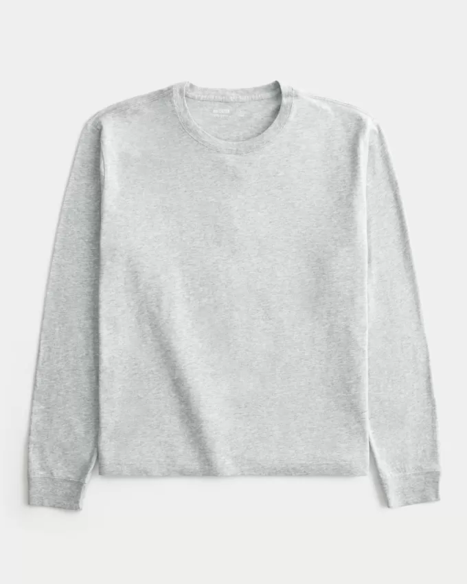 Relaxed Long-Sleeve Crew T-Shirt,Relaxed Long-Sleeve Crew T-Shirt