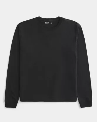 Relaxed Long-Sleeve Crew T-Shirt,Relaxed Long-Sleeve Crew T-Shirt