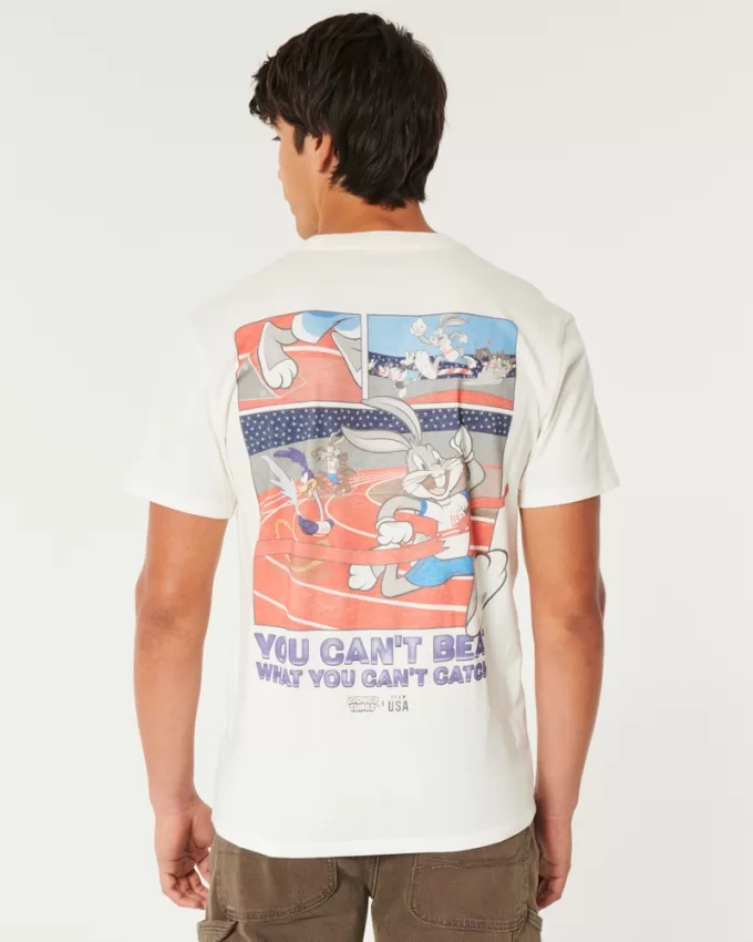 Relaxed Looney Tunes x Team USA Graphic Tee,Relaxed Looney Tunes x Team USA Graphic Tee