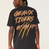 Relaxed Louisiana State University Tigers Graphic Tee,Relaxed Louisiana State University Tigers Graphic Tee