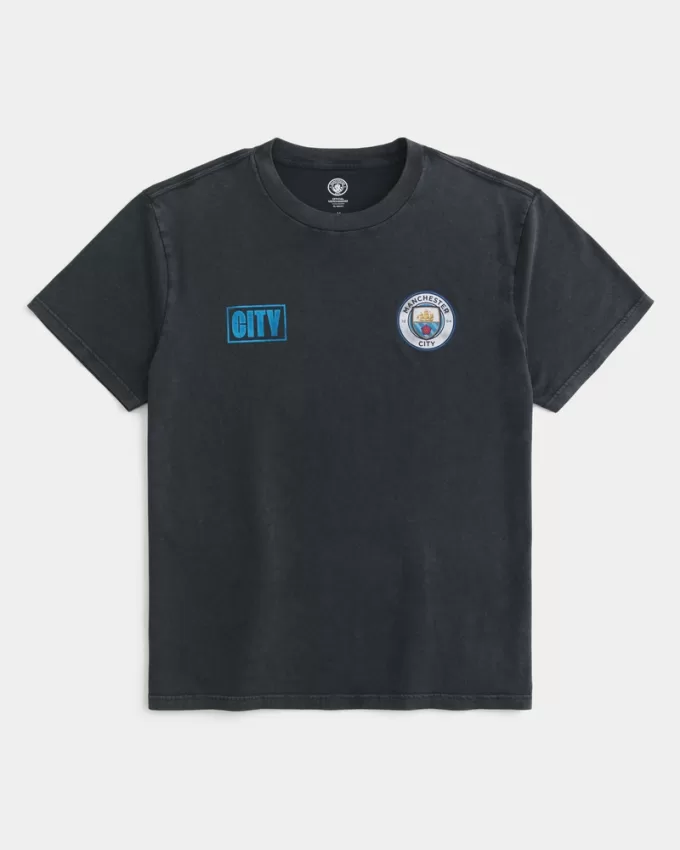 Relaxed Manchester City Graphic Tee,Relaxed Manchester City Graphic Tee