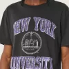 Relaxed New York University Graphic Tee,Relaxed New York University Graphic Tee