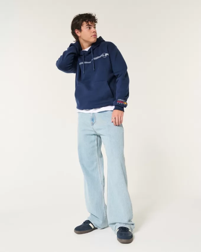 Relaxed Red Bull Oracle Racing Graphic Hoodie,Relaxed Red Bull Oracle Racing Graphic Hoodie