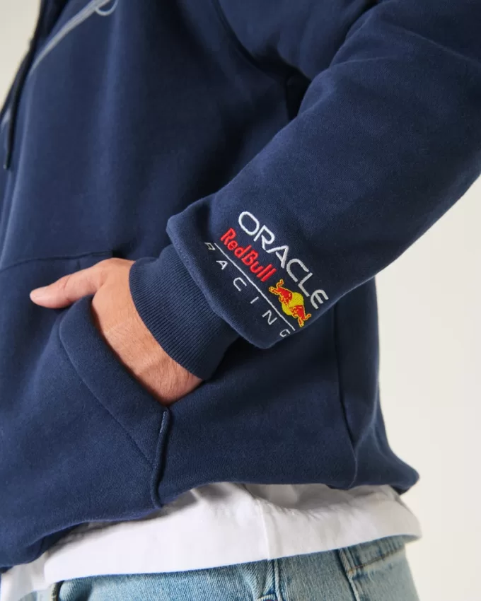 Relaxed Red Bull Oracle Racing Graphic Hoodie,Relaxed Red Bull Oracle Racing Graphic Hoodie