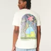 Relaxed SpongeBob SquarePants Graphic Tee,Relaxed SpongeBob SquarePants Graphic Tee