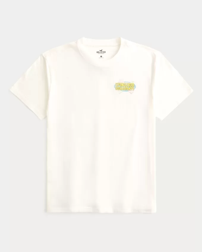 Relaxed SpongeBob SquarePants Graphic Tee,Relaxed SpongeBob SquarePants Graphic Tee