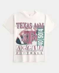 Relaxed Texas A&M Aggies Football Graphic Tee,Relaxed Texas A&M Aggies Football Graphic Tee