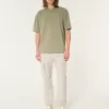Relaxed Twill Cargo Joggers,Relaxed Twill Cargo Joggers