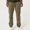 Relaxed Twill Cargo Joggers,Relaxed Twill Cargo Joggers