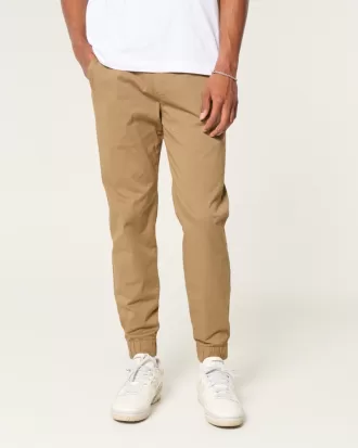Relaxed Twill Joggers,Relaxed Twill Joggers