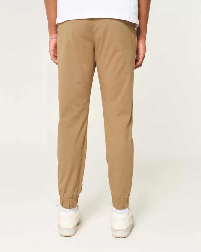Relaxed Twill Joggers,Relaxed Twill Joggers