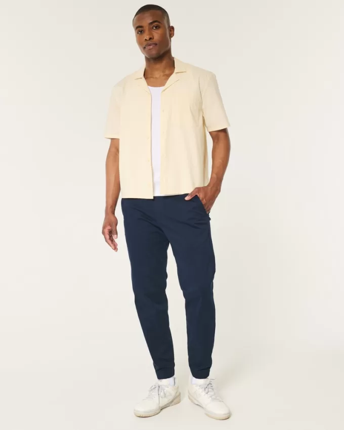 Relaxed Twill Joggers,Relaxed Twill Joggers