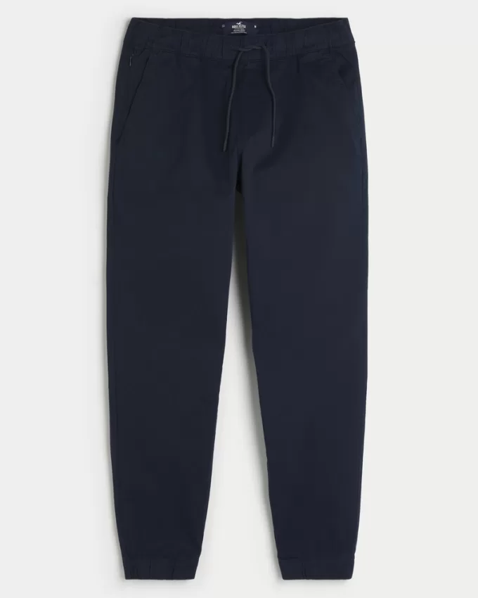 Relaxed Twill Joggers,Relaxed Twill Joggers
