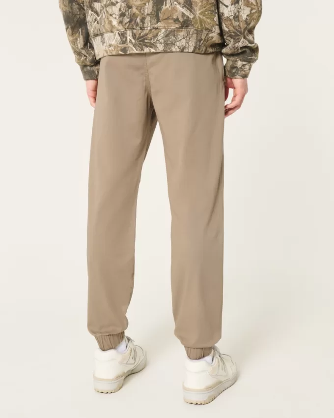 Relaxed Twill Joggers,Relaxed Twill Joggers