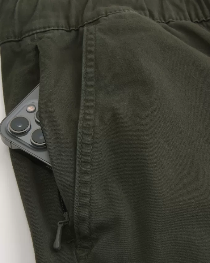 Relaxed Twill Joggers,Relaxed Twill Joggers