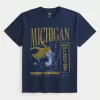 Relaxed University of Michigan Wolverines Graphic Tee,Relaxed University of Michigan Wolverines Graphic Tee